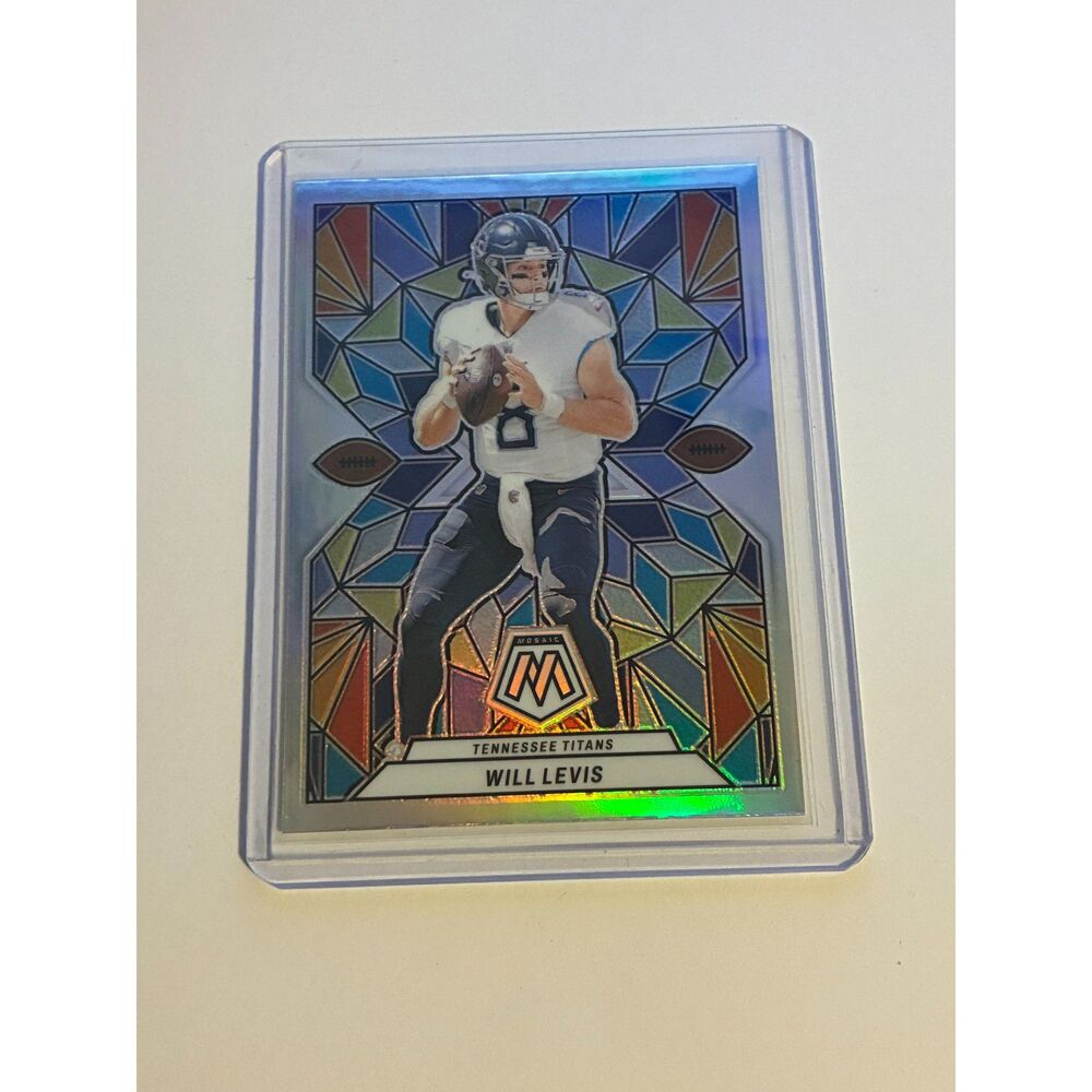2024 Panini Mosaic Will Levis Stained Glass SSP Case Hit SG-12